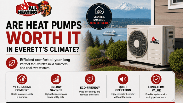 Are Heat Pumps Worth It in Everett’s Climate?