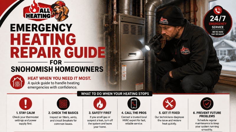 Emergency Heating Repair Guide for Snohomish Homeowners