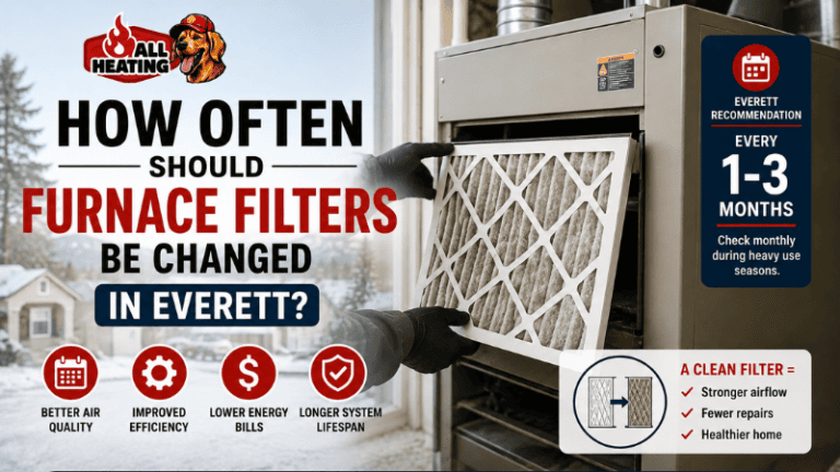 How Often Should Furnace Filters Be Changed in Everett?