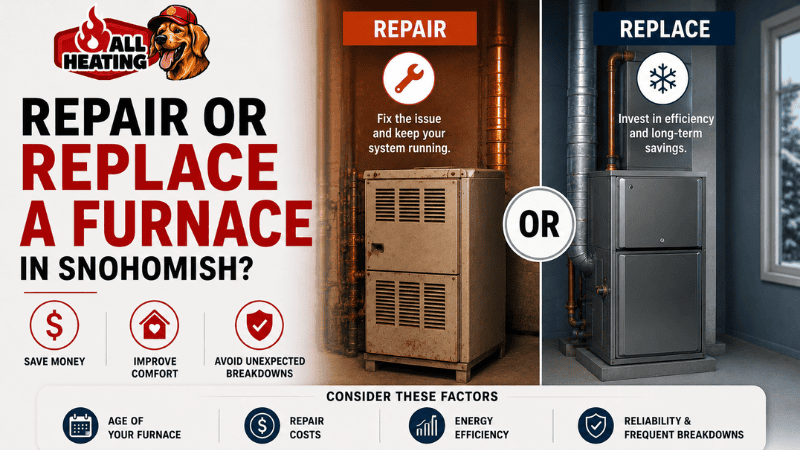 Repair or Replace a Furnace in Snohomish?
