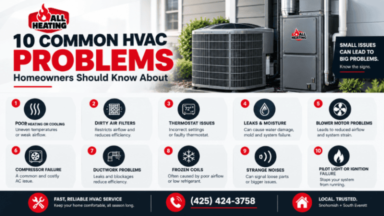 10 Common HVAC Problems Homeowners Should Know About