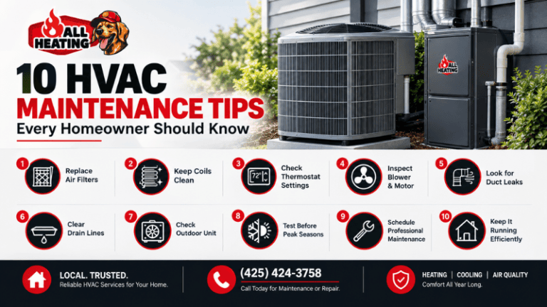 10 HVAC Maintenance Tips Every Homeowner Should Know