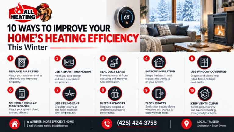 10 Ways to Improve Your Home’s Heating Efficiency This Winter