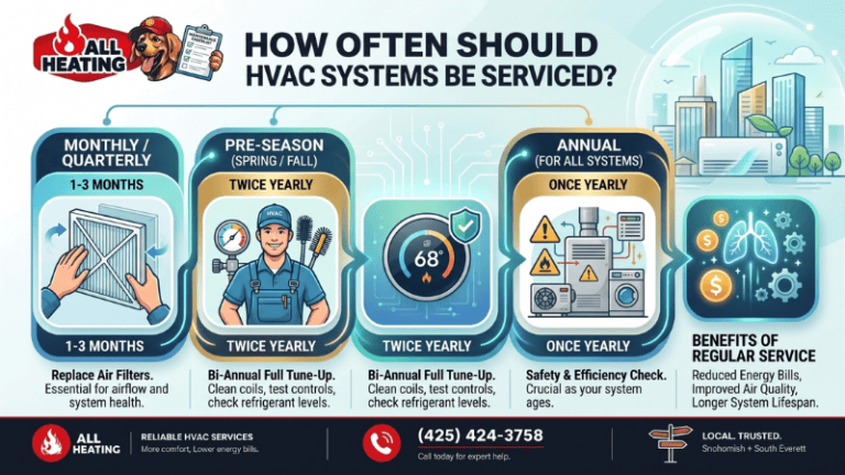 How Often Should HVAC Systems Be Serviced?