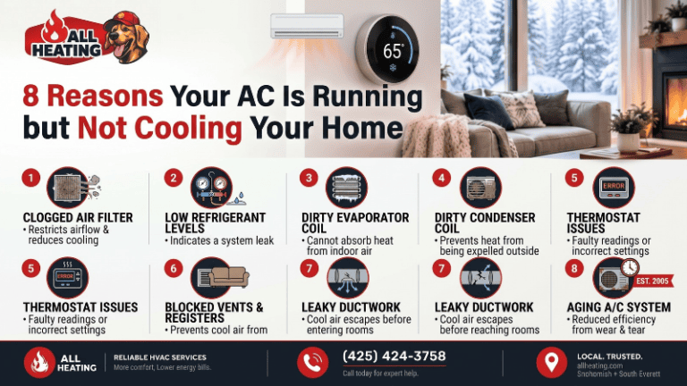 8 Reasons Your AC Is Running but Not Cooling Your Home