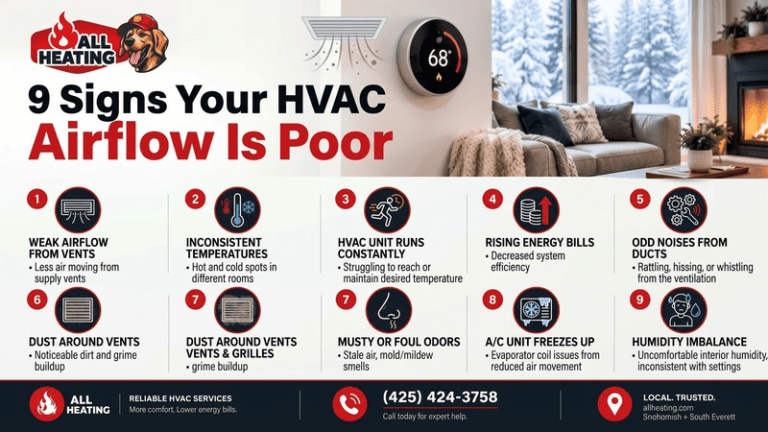 9 Signs Your HVAC Airflow Is Poor