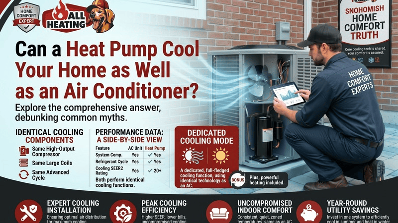 Can a Heat Pump Cool Your Home as Well as an Air Conditioner?