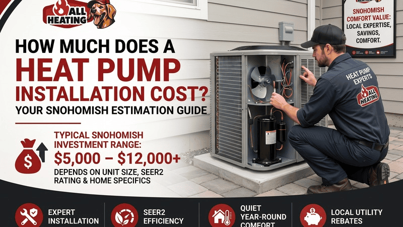 How Much Does Heat Pump Installation Cost in Snohomish?