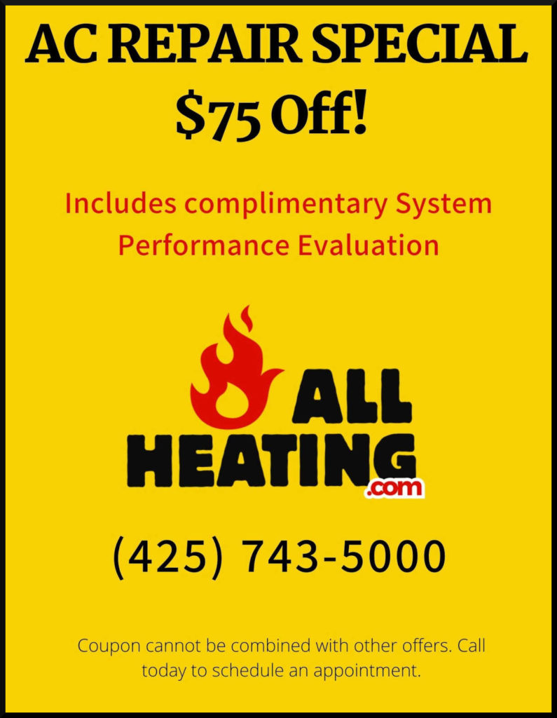 AC repair coupon All Heating