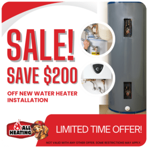 $200 Off Water Heater Installation